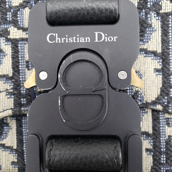 SOLD!!!Christian Dior Jacquard HOMME Oblique Calfskin Mini Saddle Backpack - Picture 9 of 15